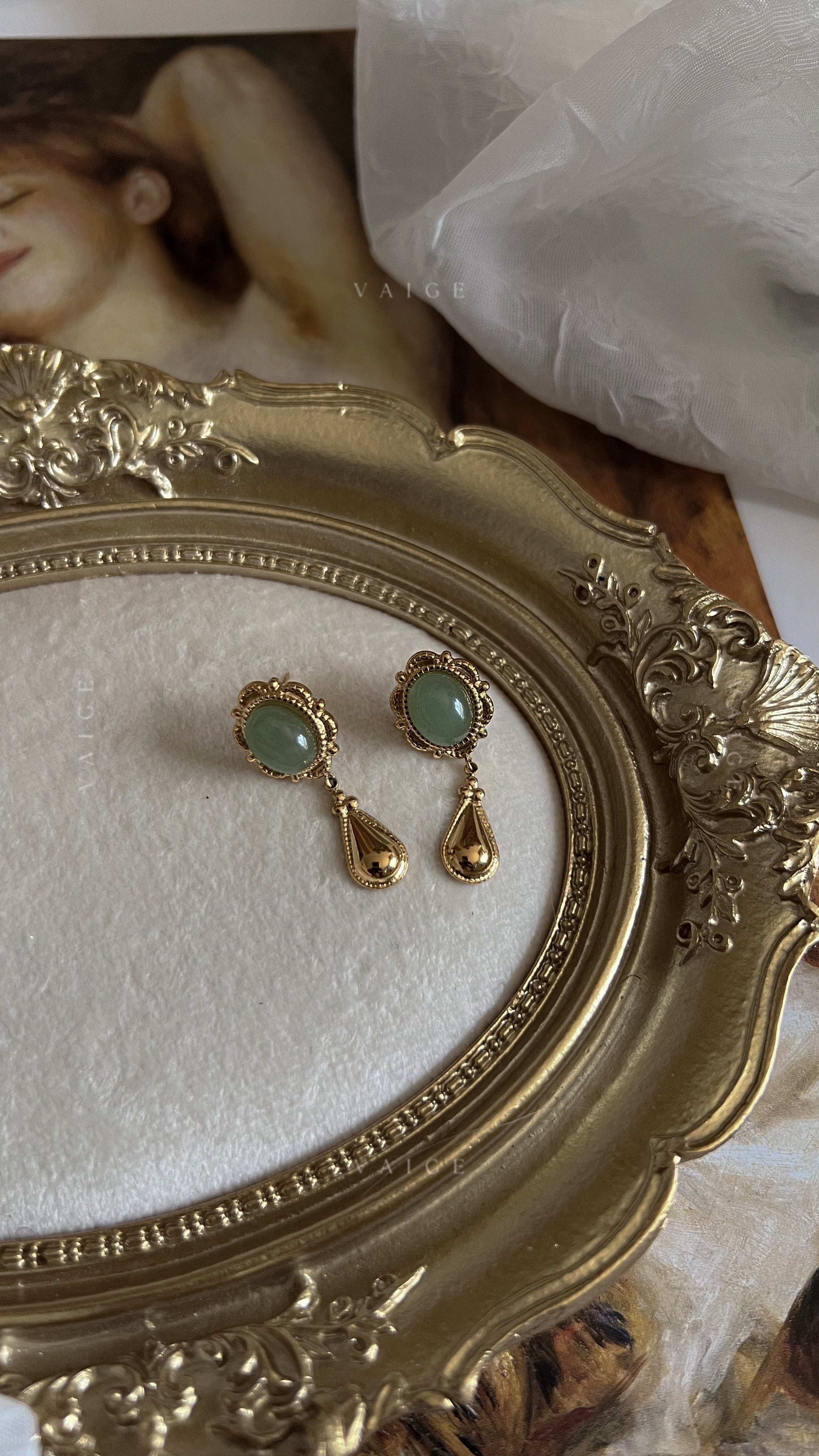 Thalira gemstone earrings